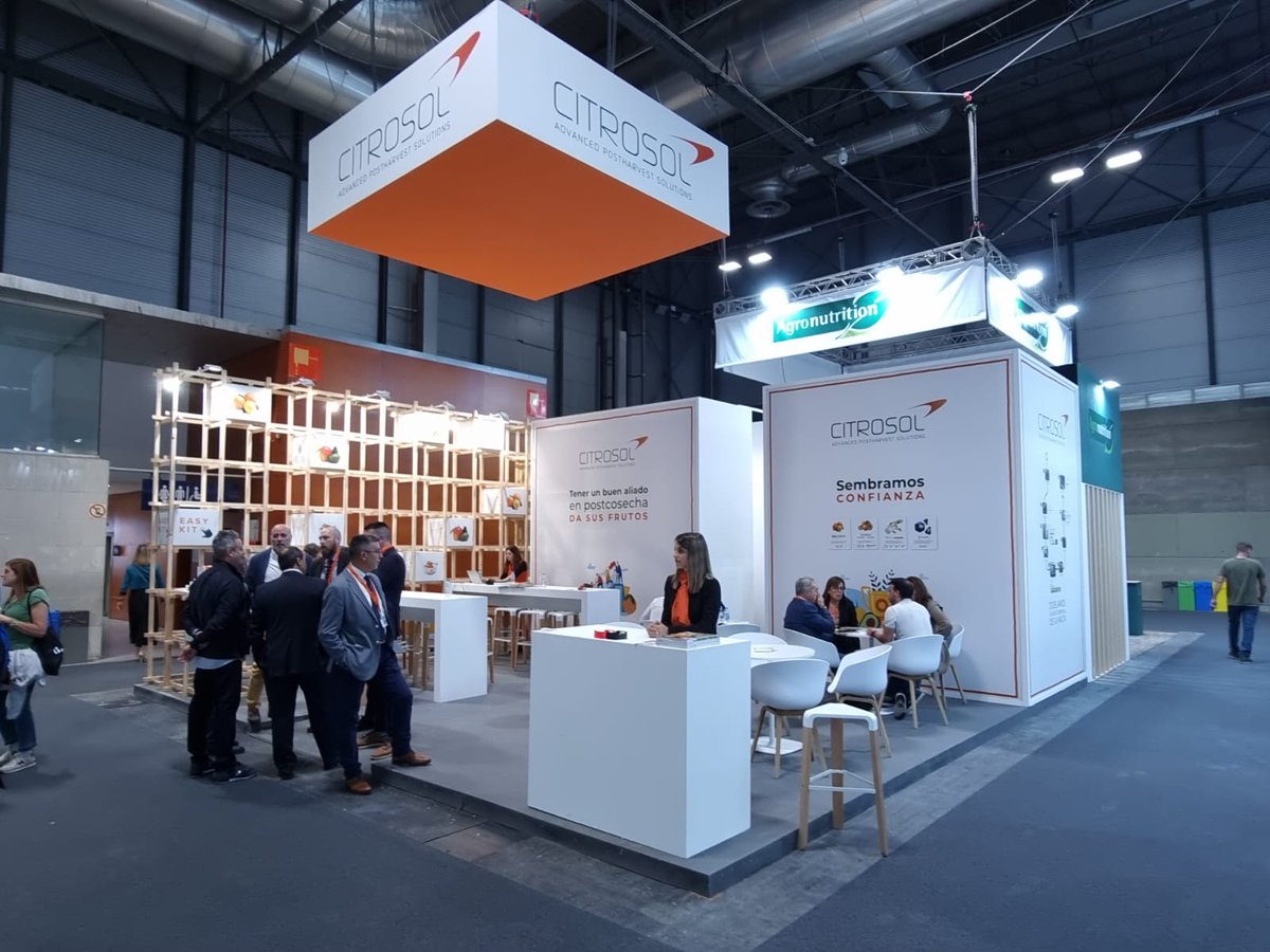 citrosol_com's tweet photo. Todo preparado para el segundo día de @FruitAttraction.
Os esperamos en el stand E-14 del Pabellón 3. ¡Ven a visitarnos! https://t.co/04zE2XFfgK