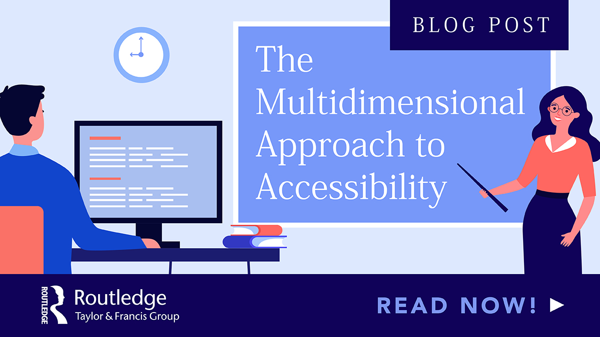 How can you improve accessibility in your classroom? Find out by reading this blog by Katherine C. Aquino, co-editor of ‘Disability as Diversity in Higher Education’ where she will discuss three ways to engage with students in a post Covid-19 world. #accessibility #UDL