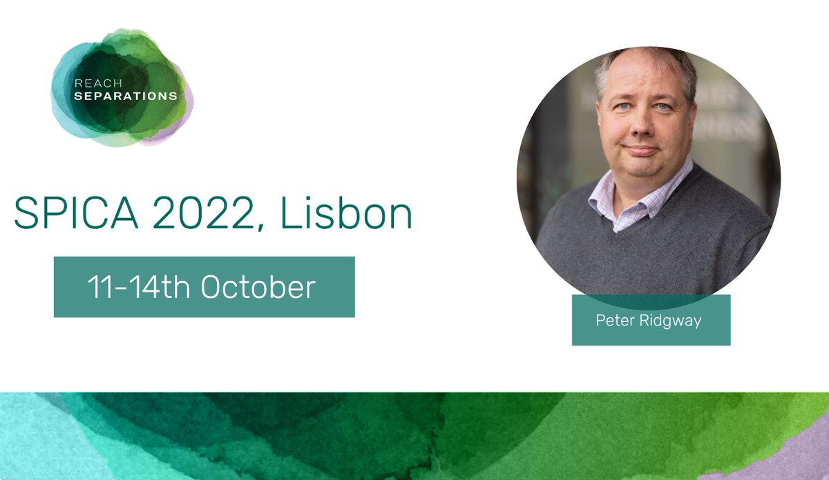 REACHSEPARATION's tweet photo. Only 1 week to go until we attend the 18th International Symposium on Preparative and Industrial Chromatography and Allied Techniques (SPICA). Peter Ridgway will on our booth to discuss all your chromatography needs so be sure to say Hi!
https://t.co/RlmM5hD0FK https://t.co/yVx8LpfAtx