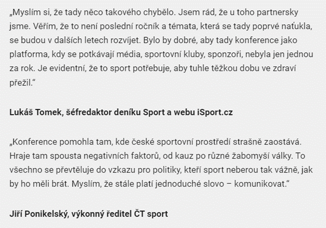 sport_alive's tweet photo. Dle ohlasů účastníky konference Sport Alive 2022 velmi zaujal mediální panel s @DusanMendelNS, @TomekLukas, @alazar0911 a Jiřím Ponikelským moderovaný výborným @filsum . A jsme, že i naši hosté jsou za konferenci rádi. https://t.co/pvSAe3FD1G