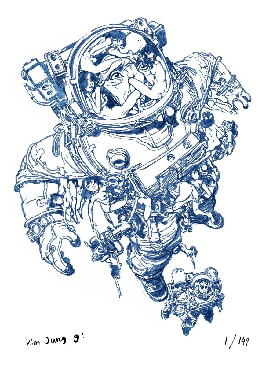 RumboArtwork's tweet photo. Es oficial, Kim Jung Gi ha muerto. 
Era uno de esos artistas muy únicos, y que aparecen muy de vez en cuando. Su obra va ser atemporal, eso seguro. https://t.co/63ZLDvKLzJ