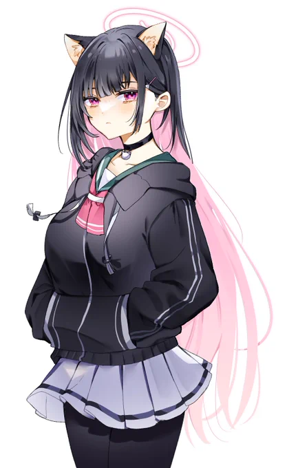 長髪カズサ #ブルアカ 