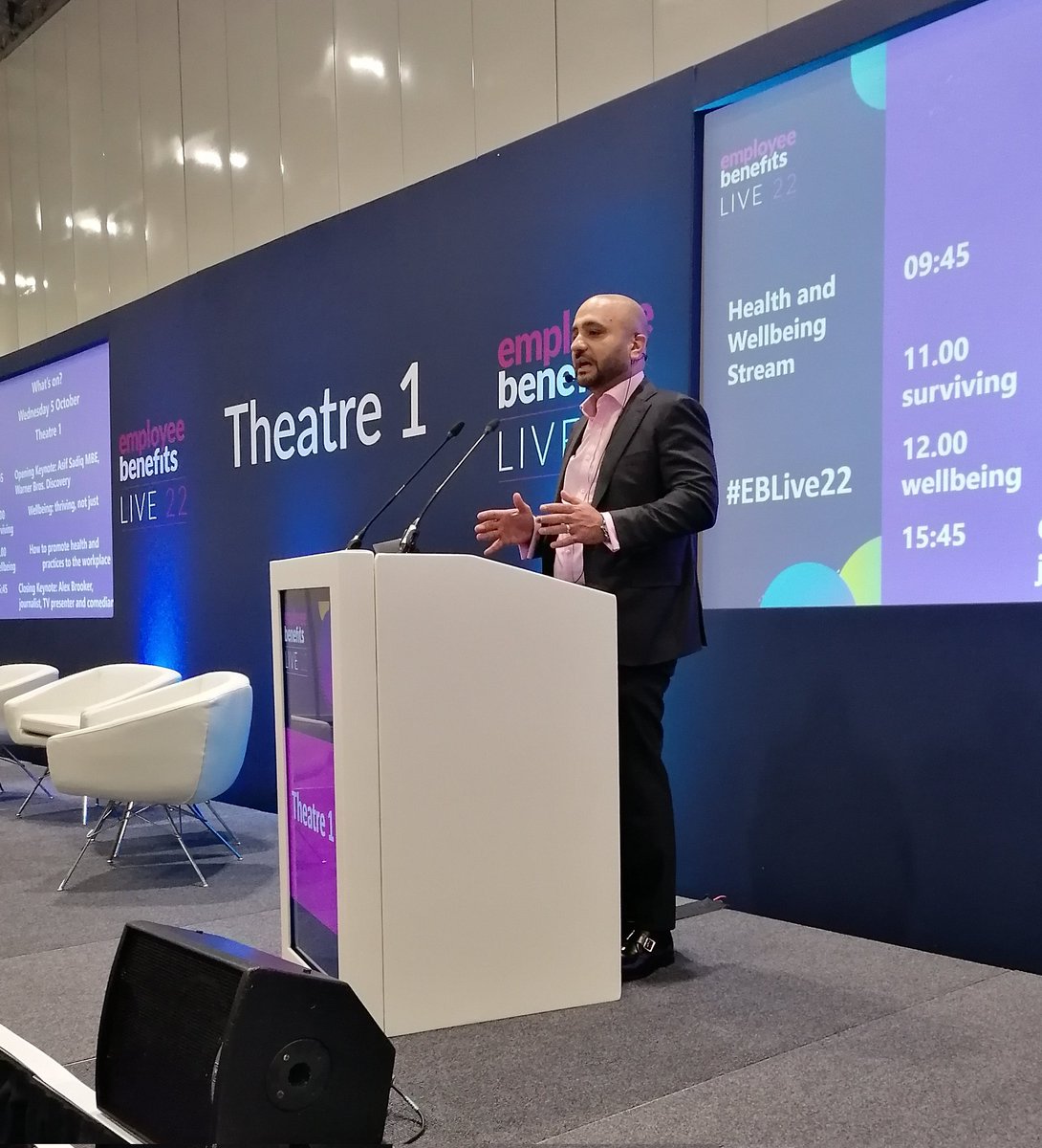 tynanbartonEB's tweet photo. #EBLive22 kicks off with @asifsadiq MBE discussing #diversity &amp; #inclusion and the importance of belonging https://t.co/1HWAMHL5jz