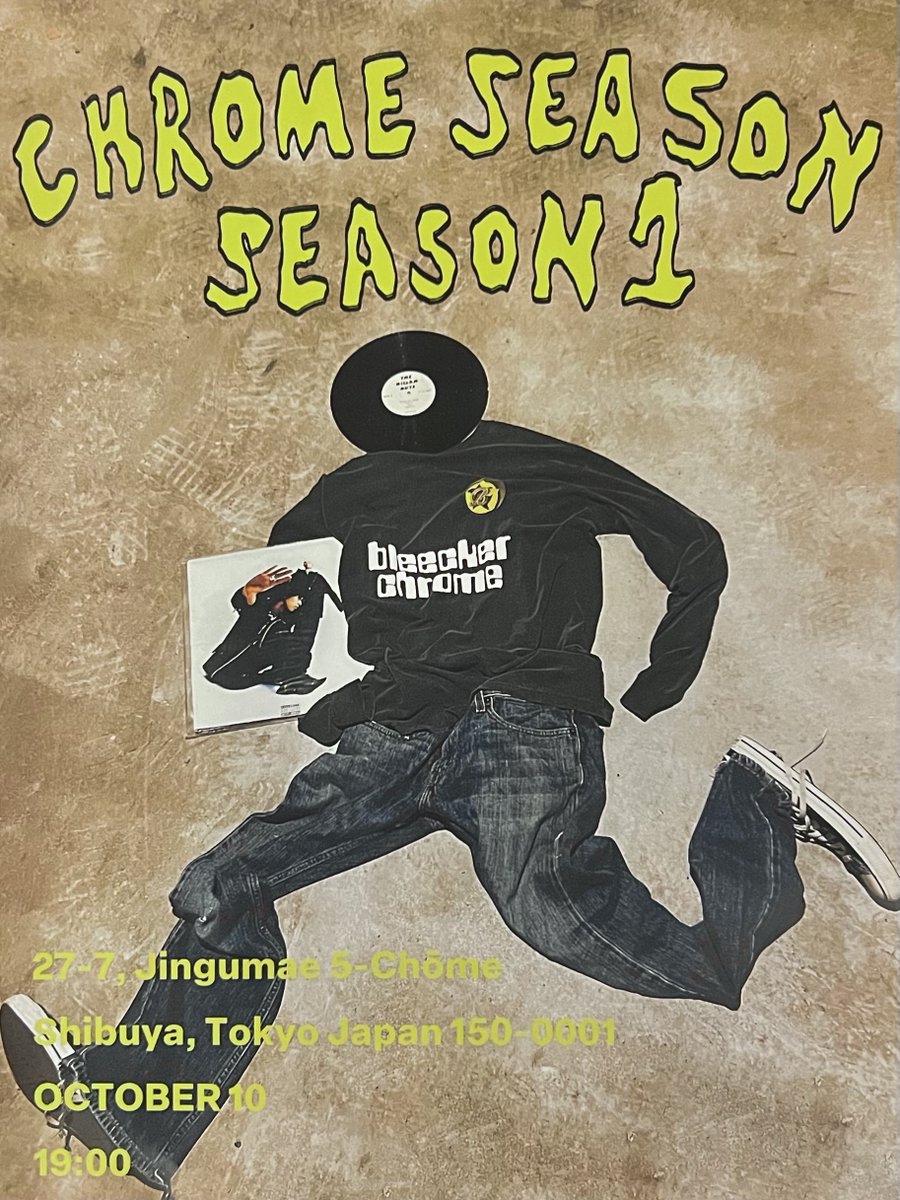#EarlyNoise 2022アーティストBleecker Chromeが、新作EP "Chrome Season” のリリースを記念して10月10日 (月) 渋谷神宮前 “GALAXY” にてリスニングパーティーを開催！

<a href="/SpotifyJP/">Spotify Japan</a> をフォローしてこの投稿を引用RTして応募いただいた方の中から抽選で20名様をご招待🎁 
10/7 23:59〆

イベント詳細👇
