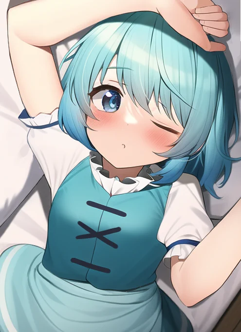 目の色修正 