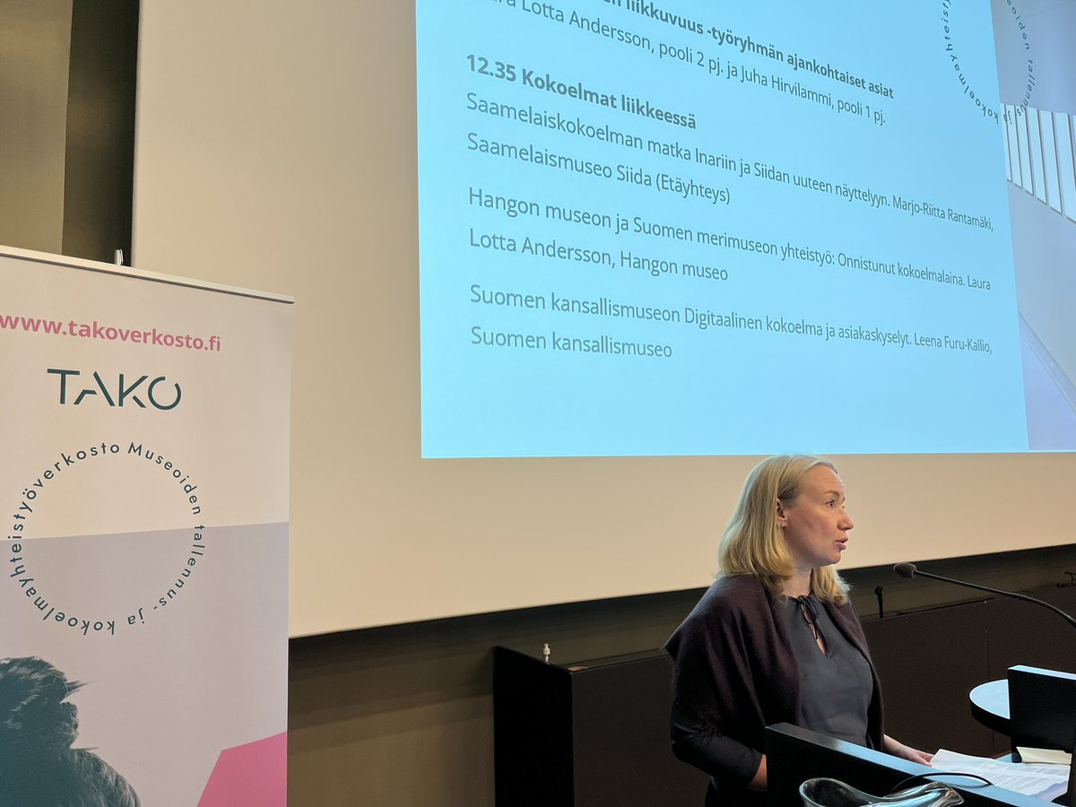 TAKO (@takoverkosto) on Twitter photo Poikkeuksellisina aikoina nykydokumentoinnin merkitys korostuu. Mitä tuleville sukupolville halutaan säilyttää? Tätä pohtii seminaarin avaaja toimitusjohtaja Petra Havu <a href="/museoliitto/">Museoliitto</a> #tako #syysseminaari Poikkeuksellisina aikoina nykydokumentoinnin merkitys korostuu. Mitä tuleville sukupolville halutaan säilyttää? Tätä pohtii seminaarin avaaja toimitusjohtaja Petra Havu <a href="/museoliitto/">Museoliitto</a> #tako #syysseminaari