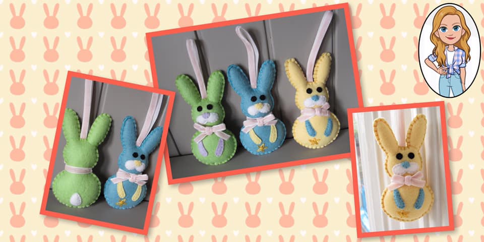 WaistcoatTrend's tweet photo. Cute Bunnies - #homedecor #giftideas #pocketpals
All hand sewn by me in 100% wool felt. Lovely #giftideas from a #SmallBusiness 
https://t.co/yHvNwd7HSN

#rabbits #CuteAnimals #etsyfinds #stockingfillers #teachergifts #UKGiftAM https://t.co/9g23lA6Y8m