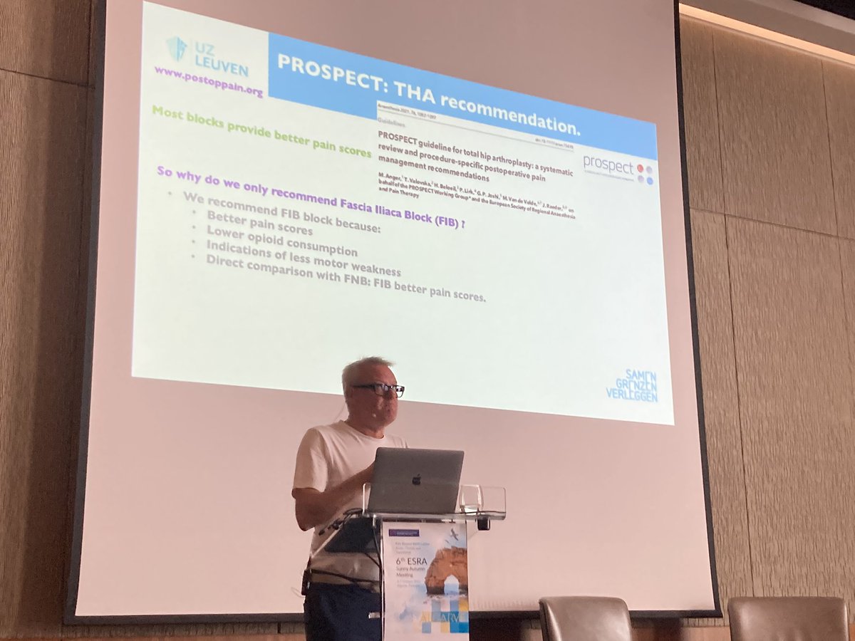 Swisstrauma's tweet photo. Prof. Van de Welde presenting latest work of #PROSPECT at #Esrasunny2022
@ESRA_Society 
@MarcVandeVelde6 https://t.co/VF6lVHEVRX