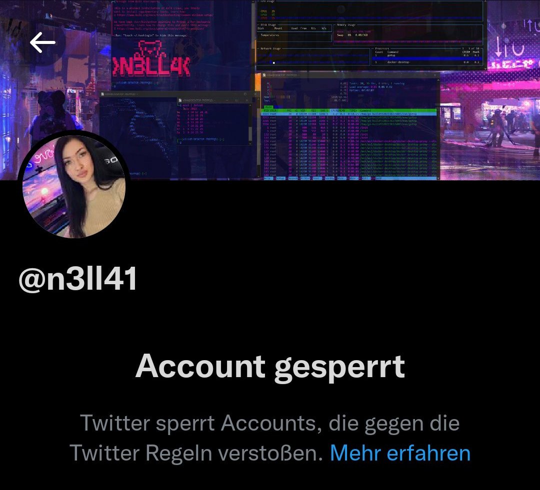 Hey #Twitter: #FreeNella! Wie könnt ihr Hass und Hetze, Homophobie und Rassismus insbesondere durch Querdenker und AfD-nahe Kreise freien Lauf lassen, aber den Account von <a href="/n3ll41/">》N̶̸E̶̴L̶̴ ̈́̕L̶̸A̶̴《</a> sperren, die den Stalker von Dr. Lisa-Maria Kellermayr in kurzer Zeit aufgespürt hat? #PIRATEN