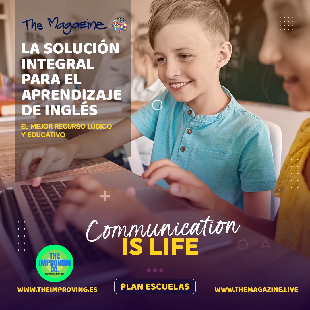 TheImprovingCo's tweet photo. Por la contratación de cualquiera de nuestros productos incluimos, de forma totalmente gratuita, una suscripción a la plataforma The Magazine.🎭🎉
#themagazine #theimproving #showtime #lúdico #educativo #inglés #aprendizaje #educación #primaria #bachillerato #madrid https://t.co/WxOg3IIDGb