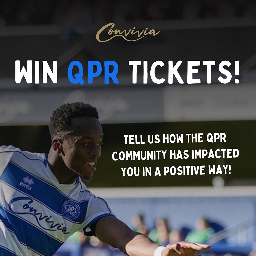 We want to hear from YOU!

Head over to our Instagram to enter:

instagram.com/werconvivia/

#qpr #queensparkrangers <a href="/QPR/">QPR FC</a> 
#giveaway #competition #football #footballtickets