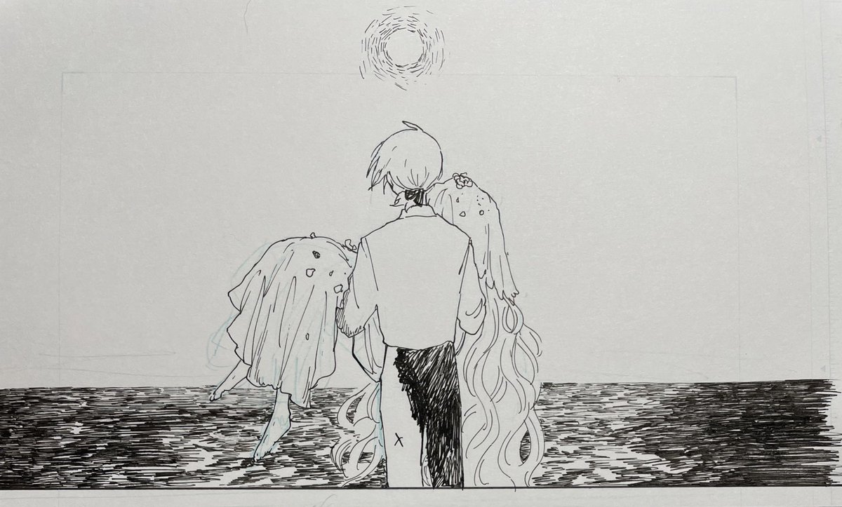 skeb描いてる 