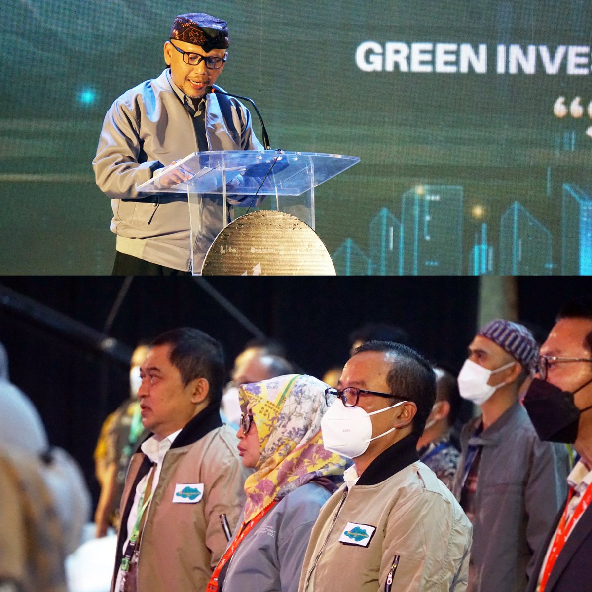 indagjabar's tweet photo. Kepala Disperindag Jabar, Iendra Sofyan menghadiri ceremonial dan high level session West Java Invesment Summit 2022 di Trans Convention Centre, Hotel Trans Luxury pada Rabu, 5 Oktober 2022.
@ridwankamil
#ridwankamil #jabarjuara #WJIS2022 #ThinkInvestmentThinkWestJava https://t.co/Qe5XYj90CC