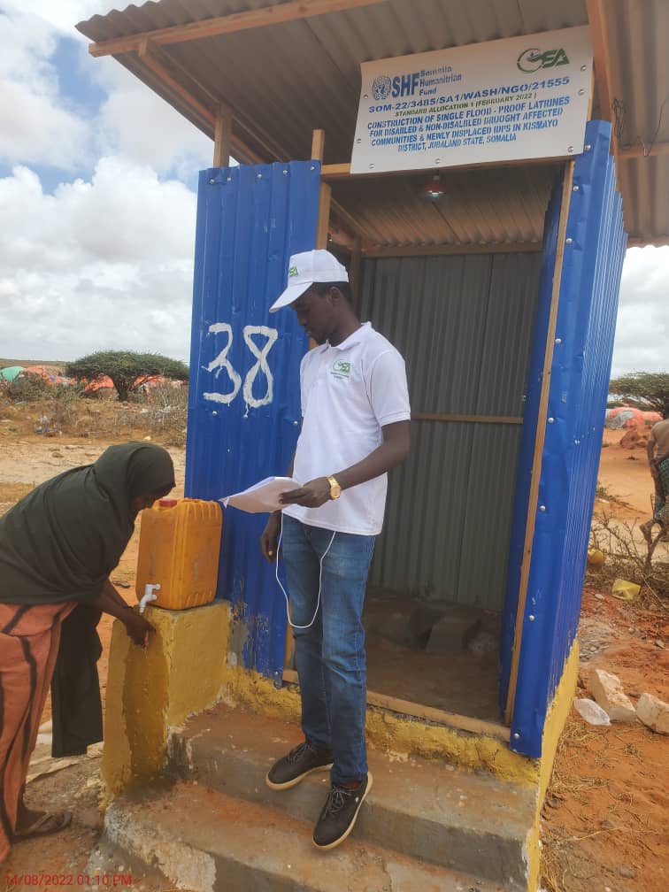 GSASomalia's tweet photo. Through our emergency interventions, we aim to provide adequate and safe sanitation for IDPs while improving the health and dignity of Somalia's most vulnerable populations (📍Luglow &amp; Ceeljale IDP Camps, Kismayo). 

Thanks @shf_somalia #GSASomalia🇸🇴 https://t.co/RjuJx5U4s4