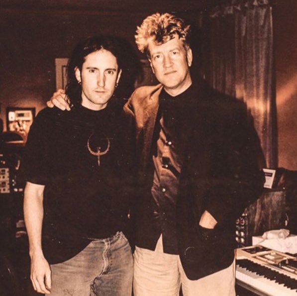 Trent Reznor and David Lynch hanging out