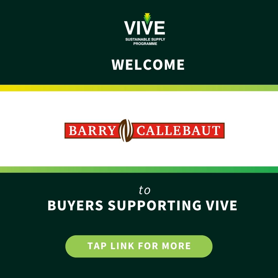 World leading manufacturer of high-quality chocolate and #cocoa products <a href="/BarryCallebaut/">Barry Callebaut Group</a> has joined Buyers Supporting VIVE - our platform for industrial buyers committed to #sustainablesourcing of food ingredients in their #supplychains ow.ly/8teR50L0O20