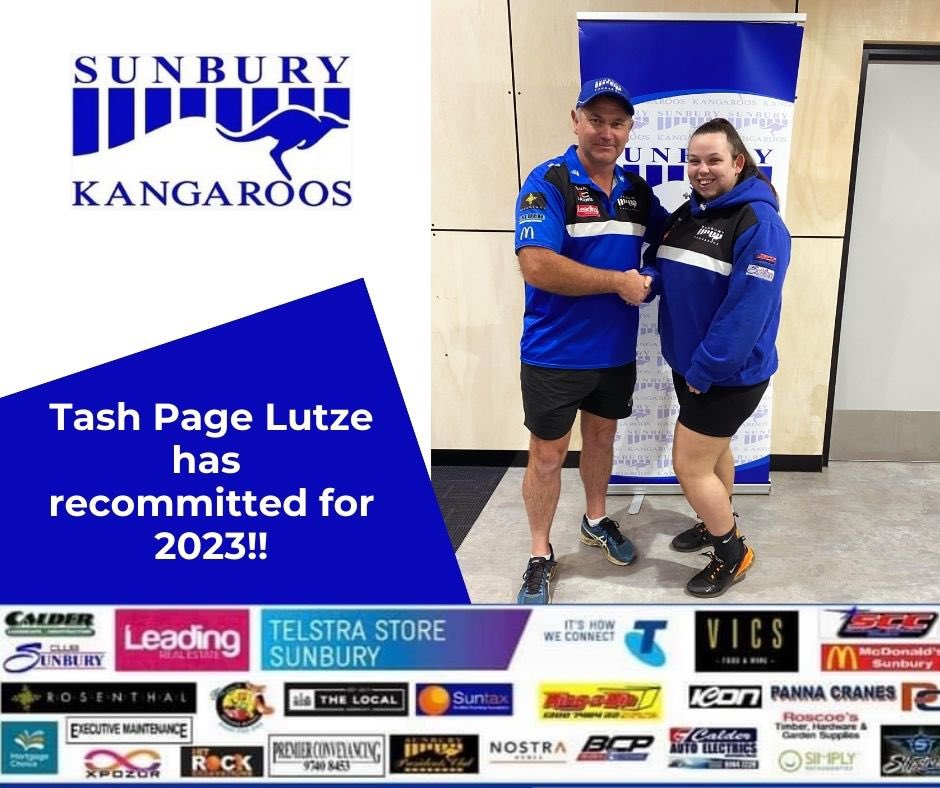 SKFNC's tweet photo. The Sunbury Kangaroos are thrilled Tash has recommitted for another season.

Tash joined the club in 2021 and has become vital part of the women’s program.

Tash played most of this season in the division 2 side and took on a real leadership role on and off the field. https://t.co/OInuKxZpQv