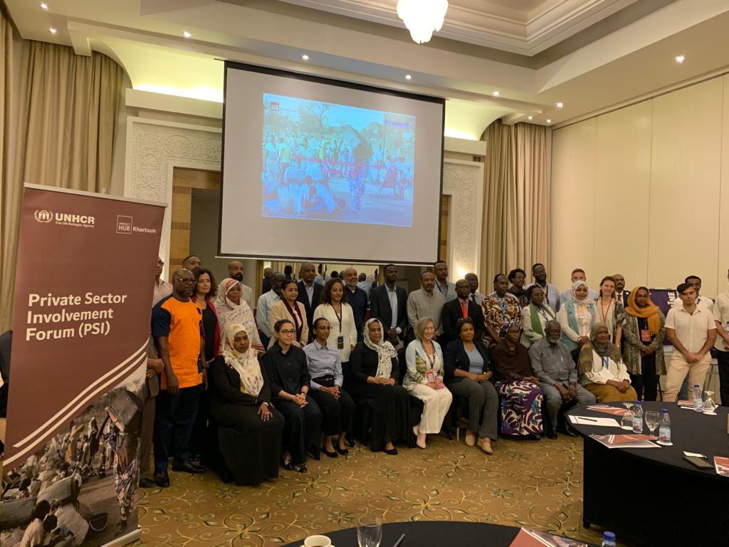 abutalibjay74's tweet photo. “Refugees are part of the support base in economic recovery and growth,” the UNHCR Sudan Deputy Representative, Mrs. Fatima M. Cole, assures the private sector & officials from government, UN and NGOs in a meeting #refugeeeconomicinclusion , #privatesectorinvolvement https://t.co/rJWvgDJueN
