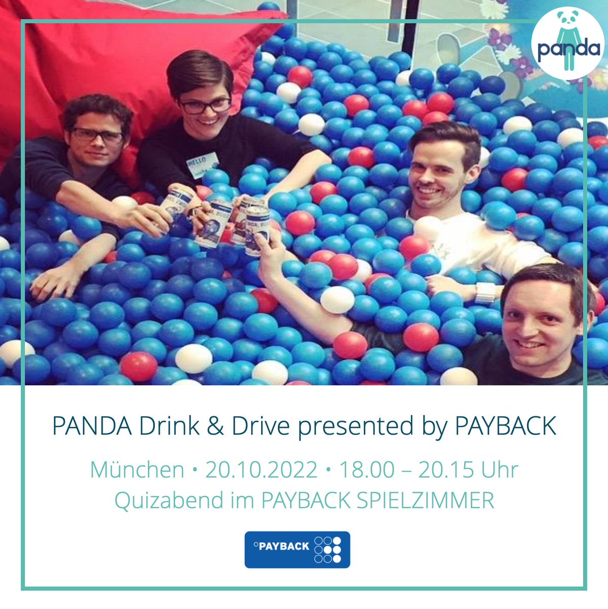 PANDA | The Women Leadership Network (@we_are_panda) on Twitter photo Wir freuen uns auf einen spannenden und interessanten #Quizabend bei der <a href="/PAYBACK_group/">PAYBACK GROUP</a>. Am 20. Oktober geht es live in #München um aktuelle Fragen aus den Themenbereichen #Digital- und #Diversity. Infos & Tickets: app.we-are-panda.com/events/93821 Wir freuen uns auf einen spannenden und interessanten #Quizabend bei der <a href="/PAYBACK_group/">PAYBACK GROUP</a>. Am 20. Oktober geht es live in #München um aktuelle Fragen aus den Themenbereichen #Digital- und #Diversity. Infos & Tickets: app.we-are-panda.com/events/93821