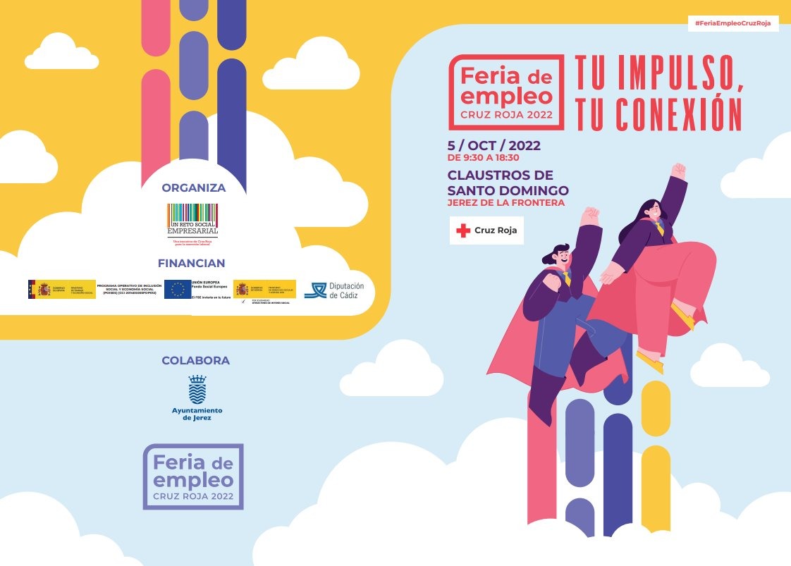 ciudadjerez's tweet photo. ✔️ La III Feria de Empleo de Cruz Roja #TrabajoSiHay se celebra hoy en #Jerez

Apoyamos una nueva iniciativa de creación de empleo y de fomento de la actividad empresarial local

En Los Claustros de Santo Domingo te esperan hoy stands, talleres y ponencias https://t.co/msxCjE6a7b
