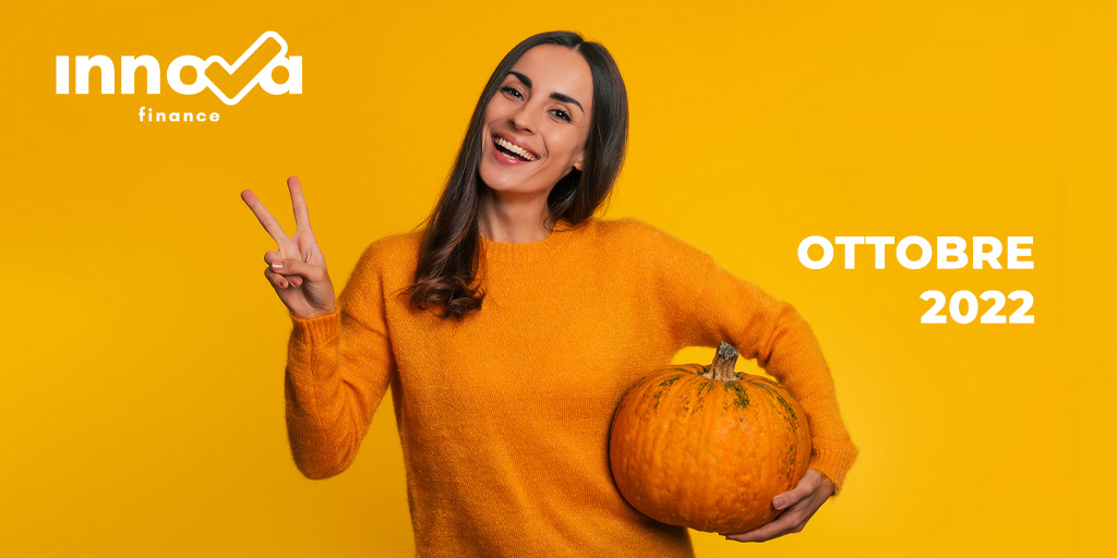 innova_finance's tweet photo. 🍁 Avere sale in zucca. 

Nella #newsletter di ottobre parliamo degli aiuti in arrivo dall'Europa, di caro-bollette e della nuova sede di #InnovaFinance. Non te la perdere! 👉 https://t.co/CJl2BcwQ6M https://t.co/kbLg5APw0l