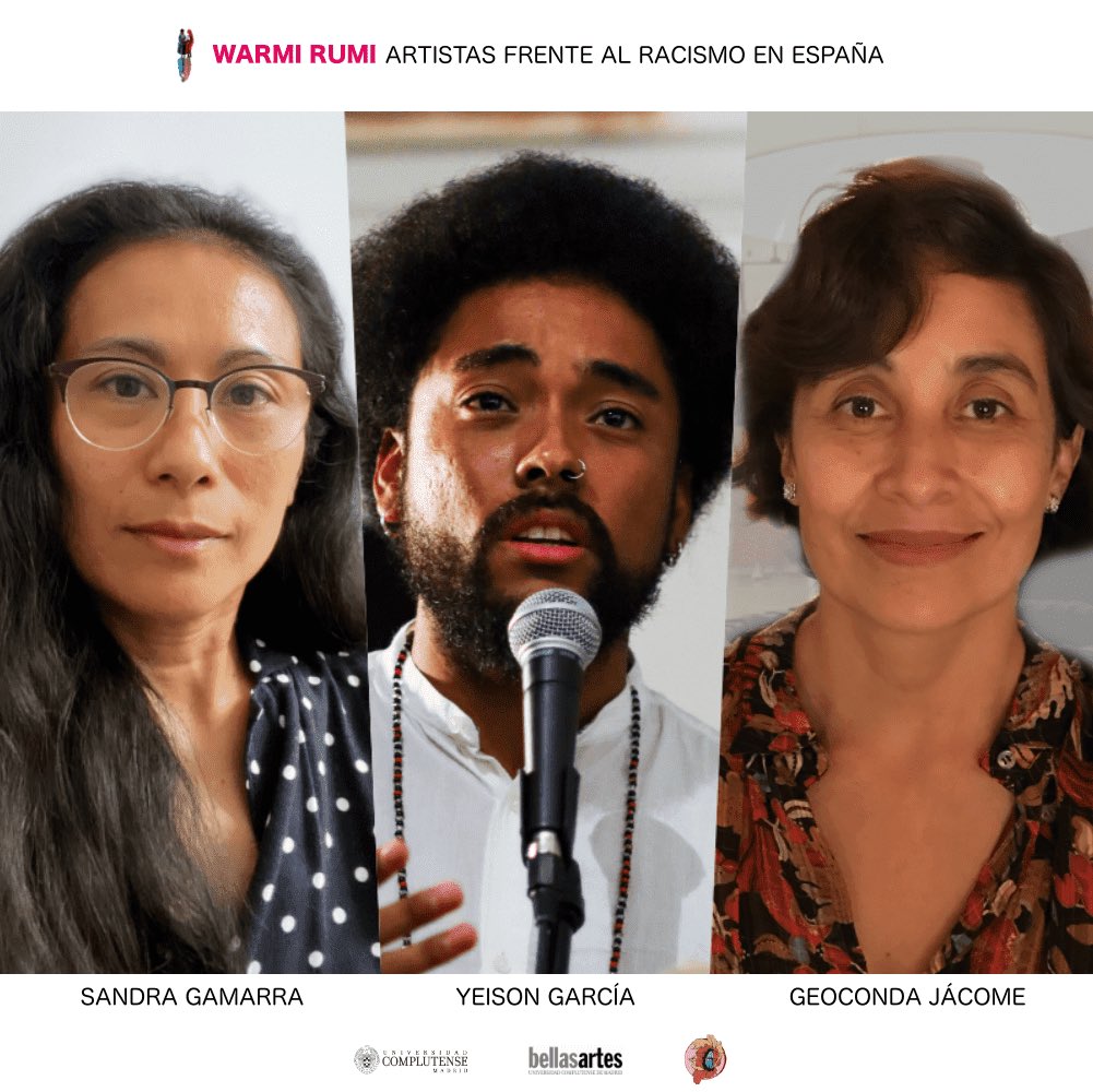 Hoy Mesa de debate el racismo en España. Facultad de Bellas Artes UCM 12:00. 
También estamos transmitiendo en directo en streaming síguenos youtu.be/TPDXfs_WuRA