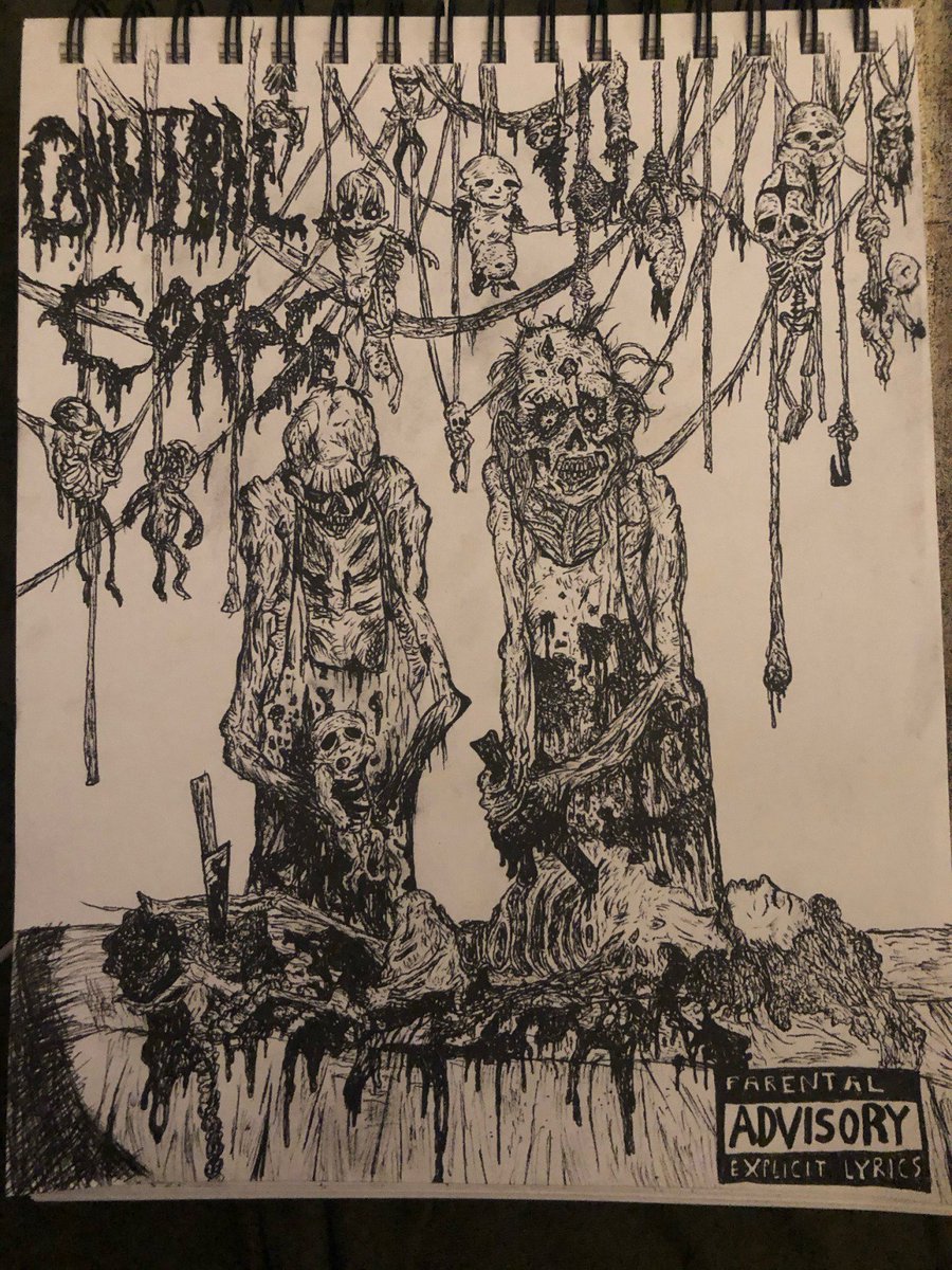 carbonasnffnkwn's tweet photo. One time I redrew the cover of Butchered at Birth
#cannibalcorpse #butcheredatbirth #deathmetal https://t.co/xi2bOmul9A