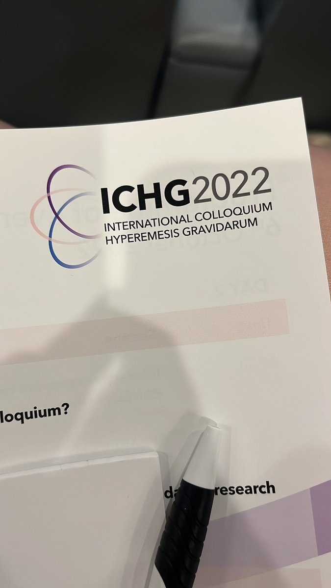 Attending the ICHG 2022 for the next 2 days, so many leading specialists in this field. What an exciting 2 days ahead #hyperemesisgravidarum #ichg2022