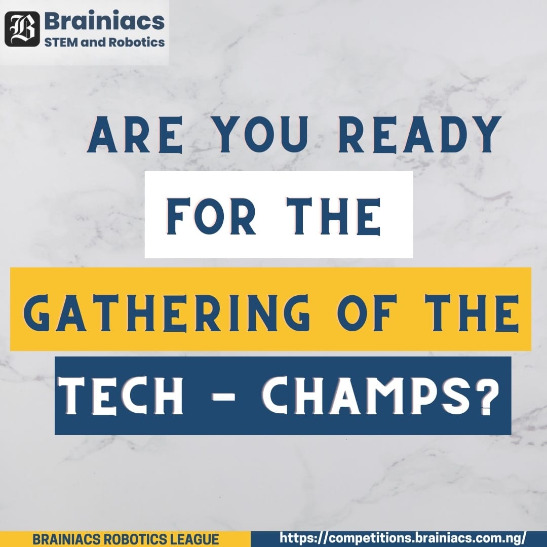 Brainiacs_Ng's tweet photo. A one of its kind event is happening near you.
Are you ready?
Are you a tech-champ?
Do you know of any tech-champ?
Register your interest here👇
https://t.co/WyFiiTAIYo
#champions #roboticsleague #innovation #technology #edtech #education #stem #techkids #science https://t.co/tVrWo82AkU