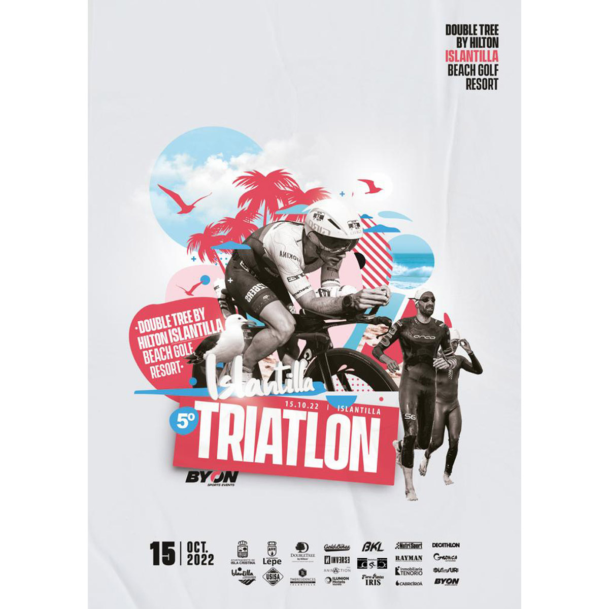 ✅ El TRIATLÓN DOBLE TREE BY HILTON ISLANTILLA BEACH GOLF RESORT cerrará las inscripciones el próximo LUNES 10/10 a las 23:59 horas.
📅 15/10
📍 Islantilla (Huelva)
📏  Olímpico (🏊‍♂️1.500M 🚴‍♀️39K 🏃‍♂️10K)
 📏 MD (🏊‍♂️1.900M 🚴‍♀️87K 🏃‍♂️21K)
▶️ bit.ly/triatlonislant…
#triatlonislantilla