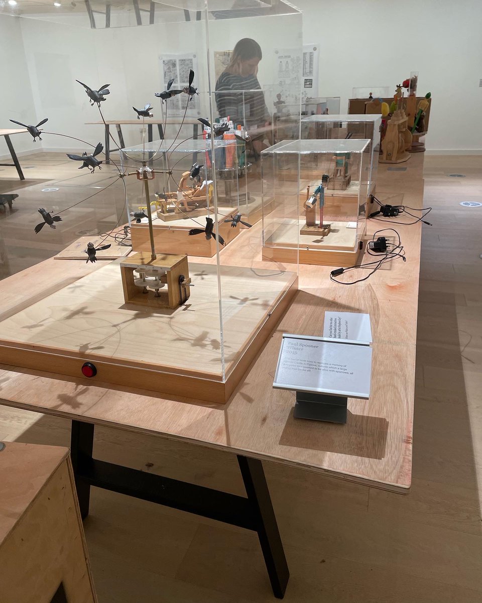 CabaretMT's tweet photo. We took down our show Cabaret Mechanical Marvels from the @theamelia_tw on Monday.

Thanks so much to everyone who visited, we hear the @firetheinventor ensemble automata workshop was a big hit! 

Look out for new UK dates for this show next year 👀

#Automata #Mechanics #Art https://t.co/sSZQdlRb99