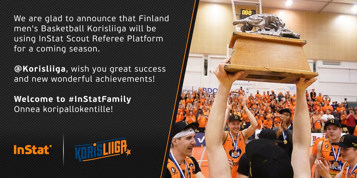 InStatHoops's tweet photo. Welcome to #InStatFamily @Korisliiga !

#InStatBasket #InStat https://t.co/aV22Ood5eM
