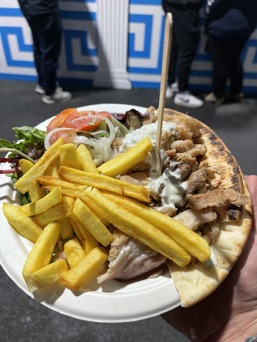 dstoeski's tweet photo. Deconstructed souvlaki &amp; Gözleme at the Europa Night Market #EatWog @eatwog https://t.co/xmwceEjoA5