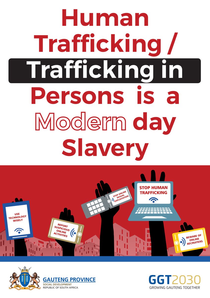 gpgSocDev's tweet photo. As part of National Human Trafficking Awareness Week, @gpgSocDev will from today host a two-day hybrid event in an effort to increase awareness of Trafficking in Persons across the country (TIP)
#NotoHumanTrafficking
#Notoslavetrade #TraffickingInPersons
🚫HumanTrafficking https://t.co/vsYUEswFUC