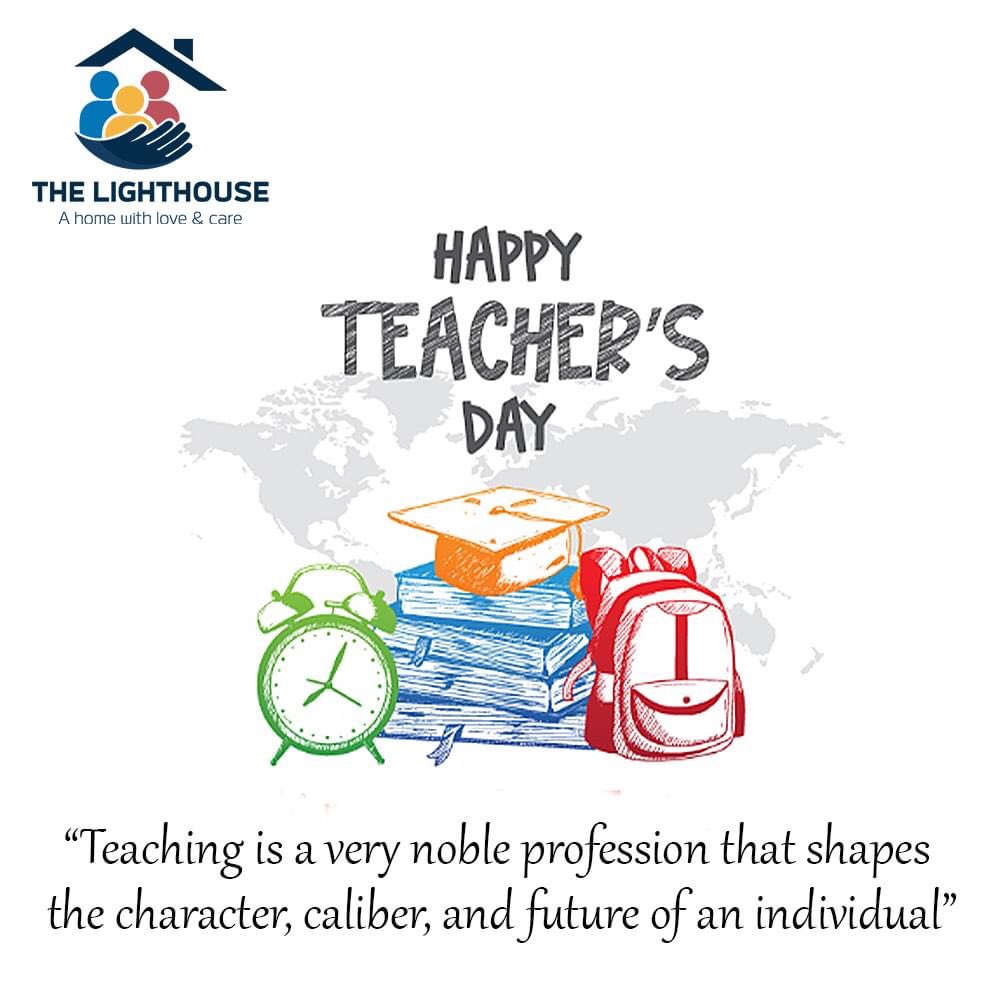 Teaching is a very noble profession that shapes the character, caliber, and future of an individual.

Happy Teacher's Day!

#TheLighthouse #orphanage #teachersday #teachers #orphancare #educationfirst