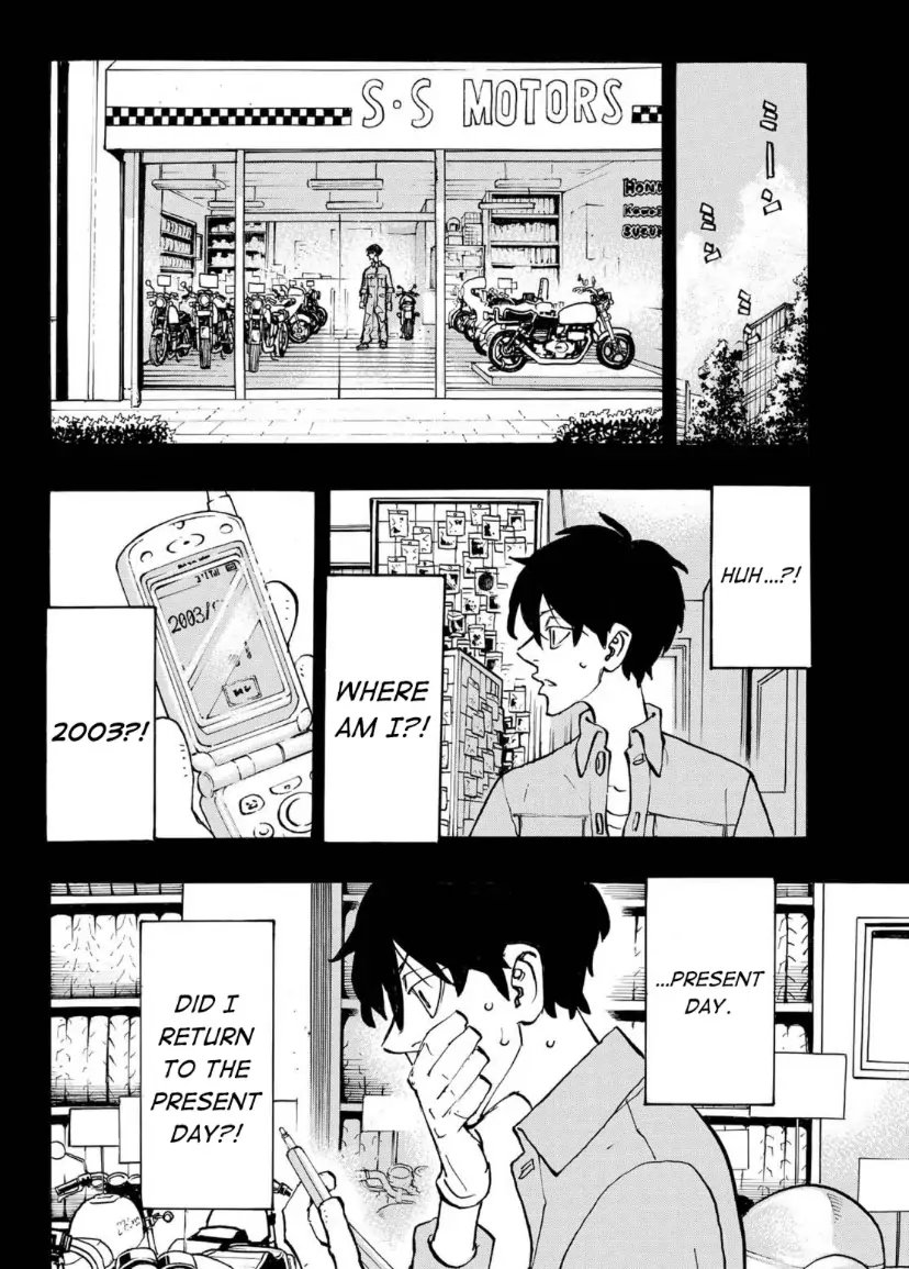 SoyPatricia's tweet photo. So there are two time-travelers trying to safe Mikey's ass... #tokyorevengers272 #tokyorevengers #manga #mangatwt #tr272. https://t.co/um0oCCmOr6