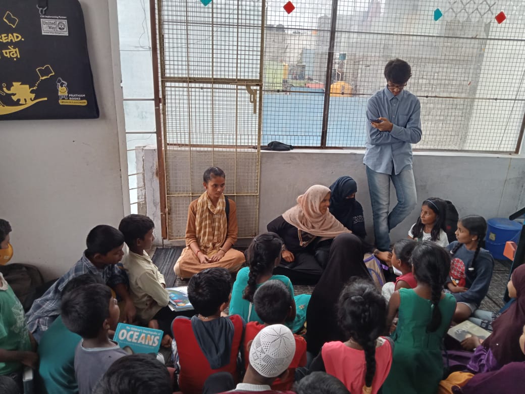 NookCosy's tweet photo. Schools are closed, but our community library is working overtime so kids can come and read and do some writing practice.Libraries are for quiet reading, group discussions, storytime, and so much more. So proud of our librarian Wajida and our volunteers who help make this happen. https://t.co/TdiUk6U7G3