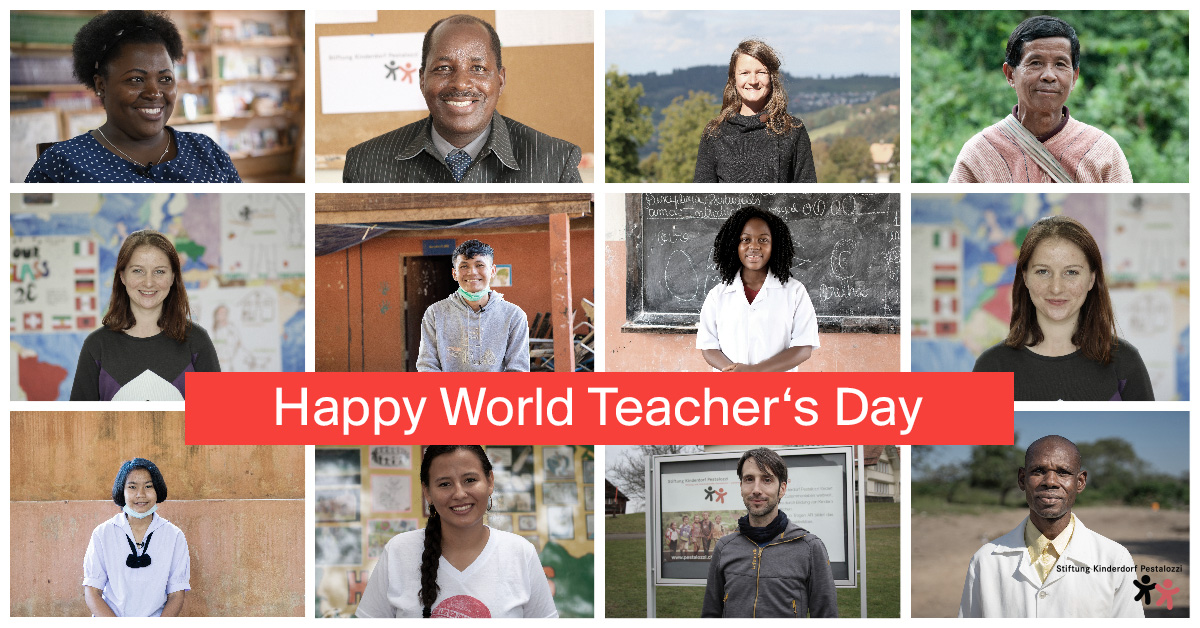 We wish all teachers around the world a happy World Teachers' Day! Education is essential to building a world for children. We thank you for your contribution to this and for your daily commitment to children.

#worldteachersday #kinderdorfpestalozzi #pestalozzichildrensvillage