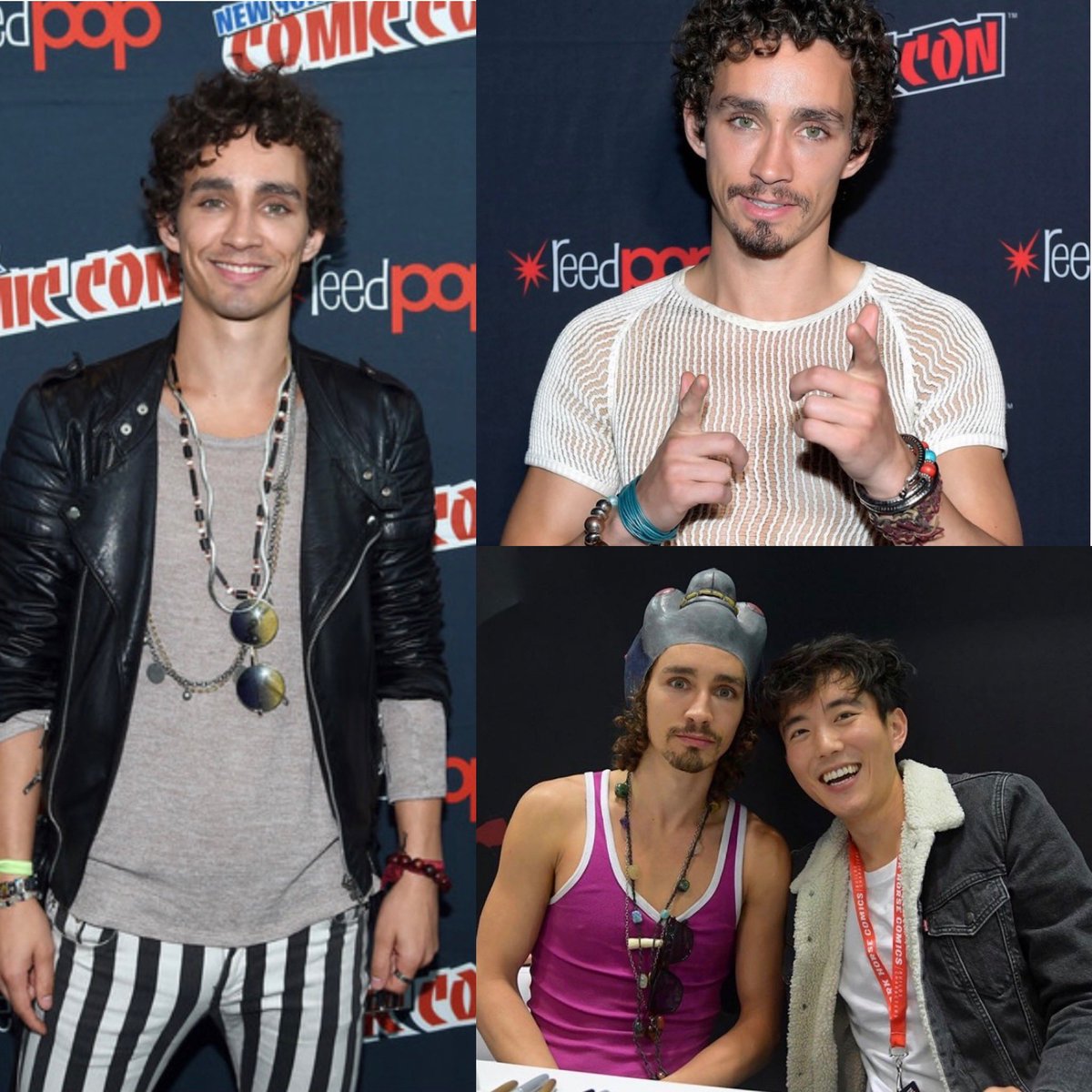 The Sheehab (@thesheehab) on Twitter photo Three projects, three years, all October 5th. Robert Sheehan <a href="/NY_Comic_Con/">New York Comic Con</a> promoting <a href="/BadSamFilm/">Bad Samaritan</a> in 2017, The Umbrella Academy and Mortal Engines in 2018 and in a ‘surprise’ appearance with Justin Min in 2019. ©Getty/ComicCon Three projects, three years, all October 5th. Robert Sheehan <a href="/NY_Comic_Con/">New York Comic Con</a> promoting <a href="/BadSamFilm/">Bad Samaritan</a> in 2017, The Umbrella Academy and Mortal Engines in 2018 and in a ‘surprise’ appearance with Justin Min in 2019. ©Getty/ComicCon