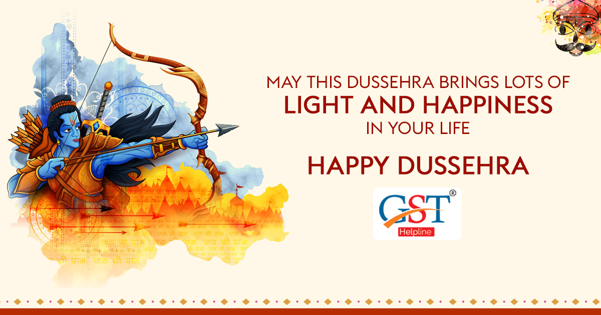 gsthelpline's tweet photo. GST Helpline Wishes you and your family a very Happy Vijayadashami.
.
#gsthelpline #vijayadashami #happydussehra #dussehra #विजयदशमी_की_हार्दिक_शुभकामनाएं #dussehra2022 #दशहरा2022 #विजयादशमी2022 https://t.co/NraCeptN26