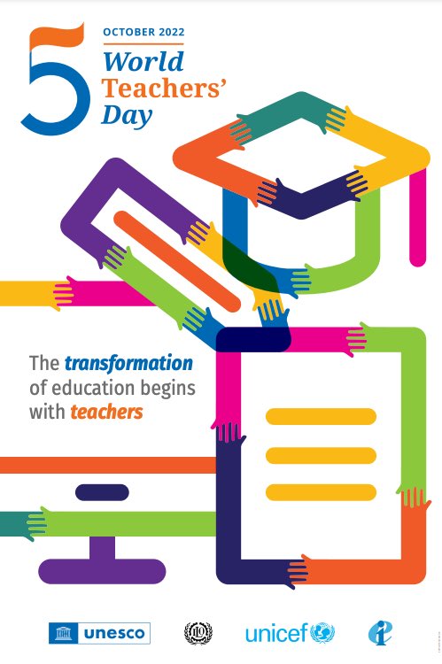 Heino1Olli's tweet photo. The special day for everyone to remember and be thankful of the valuable work dedicated teachers round this world do every day. Thank you! @iborganization #TeachersDay2022 https://t.co/ybnkeOpTpP