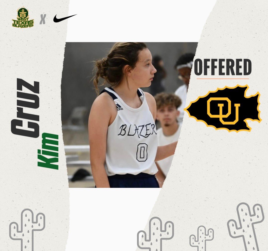 KimCruz32's tweet photo. After a great conversation with @CoachTScott1 , I am honored to receive an offer to continue my education and play ball. Thank you for this opportunity. @OUBravesWBB 

@CoachLopezInEP @EPSports915 @wtbbAAU @CanutilloSports @AthletesbyBates https://t.co/CLaIS07Jg1