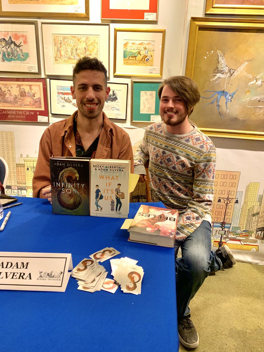 CosgroSean's tweet photo. @AdamSilvera opening tonight’s book launch talking about how the last one was 2 years and 3 (?) books ago, and I haven’t stopped stanning since. Can’t wait to get wrecked by #TFTDATE https://t.co/PEVZfeThKS