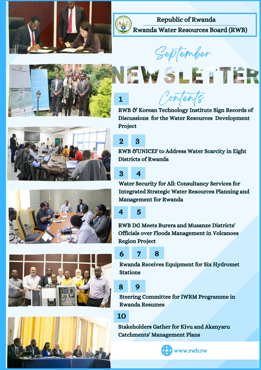Pro Water Rwanda Logo Rwanda Water Resources Board on Twitter: