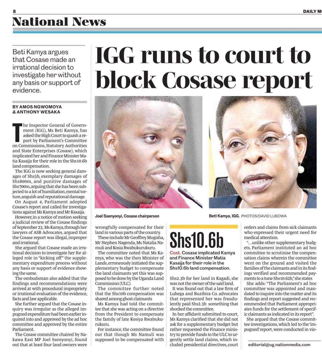 NupQuin's tweet photo. Yes, That is the NUP.. thank you hon @JoelSsenyonyi together with your entire COSASE for the commitment and efforts
#ExposeTheJunta https://t.co/KmV9XhWmJN