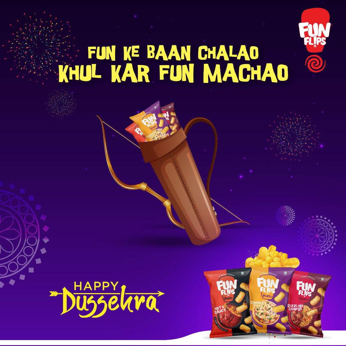 funflips_'s tweet photo. Fun ka baan
Kare har evil ka kaam tamam!

Happy Dusshera

#FunFlips #FunMachalo #Dusshera2022 #dussheraspecial https://t.co/64eIurvzWR