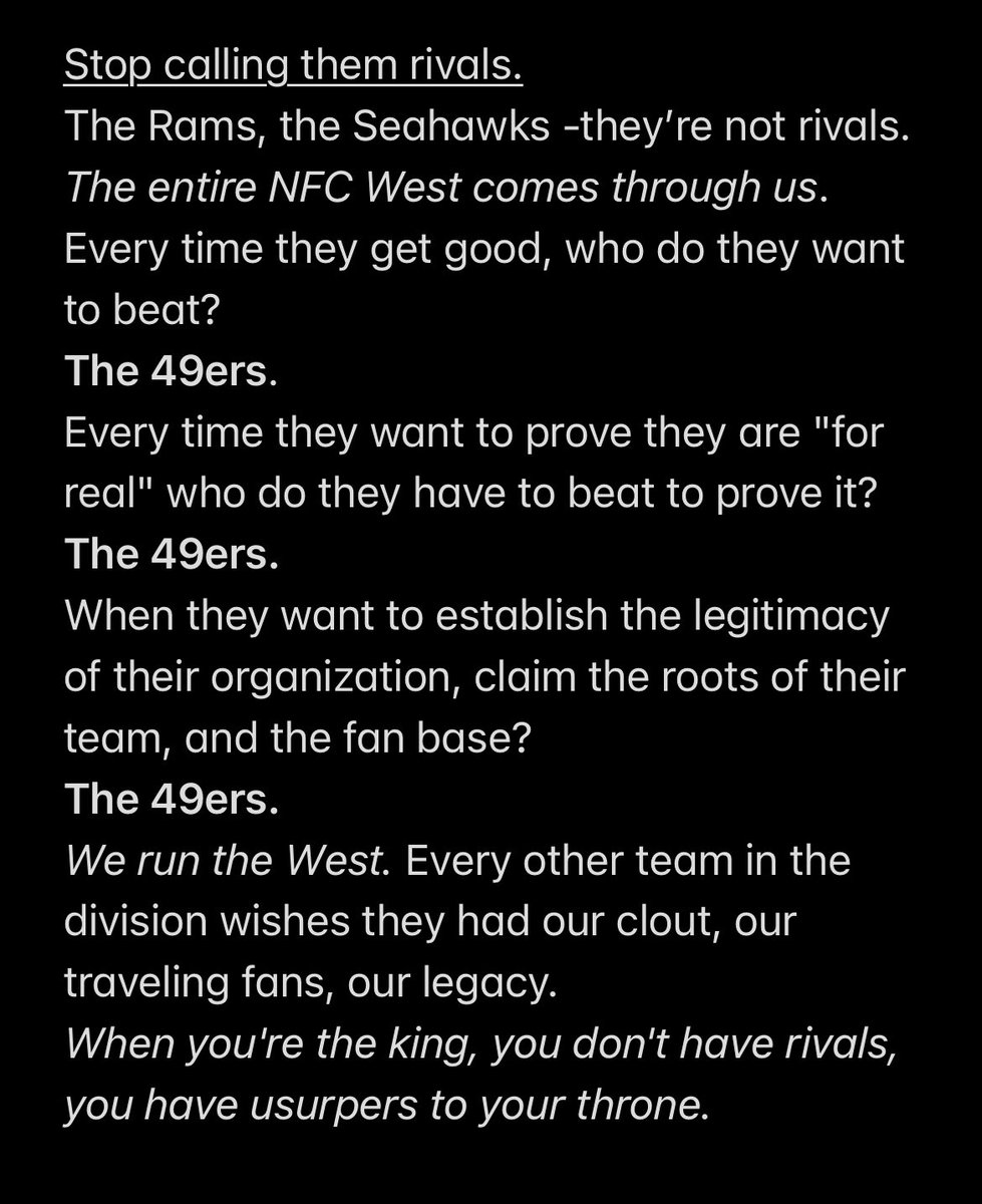 TheJuiceTDGuy's tweet photo. Pass it around. Kings don’t have rivals. #FTTB https://t.co/lUd6vt30Xr
