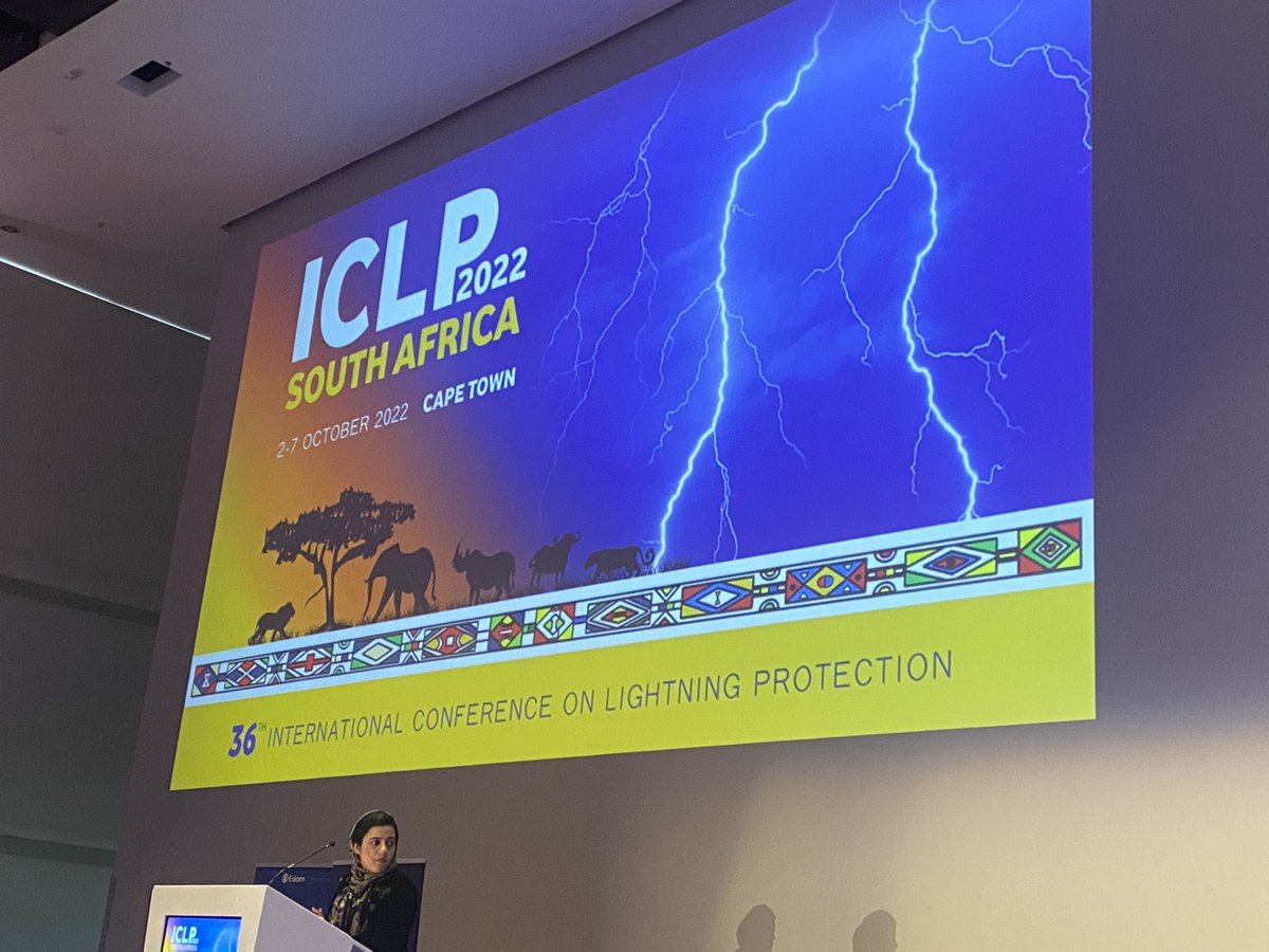 GeophysicsWebb's tweet photo. Attending #ICLP international conference on lightning protection in Capetown. My first conference in person since December 2019. So great to be having conversations! Some of the Wits attendees! Also caught up with Darren at #AOW #CapeTown is putting on a show with the weather! https://t.co/e2KkRA1QGj