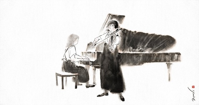 「piano skirt」 illustration images(Latest)