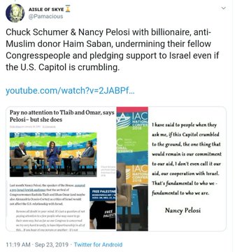 Pamacious's tweet photo. @TheDemocrats Because Democrats didn't do their job. 

This lifetime Democrat and daughter of Democrats is thoroughly disgusted with the Democratic party of today. You're a front for the Republicans, and your leadership is deeply, irredeemably corrupt. https://t.co/jQQk3eVrfe